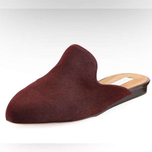 Veronica Beard Shoes - Veronica Beard Loafer Mule Suede Brown Burgundy Women’s Size EU 41 US 10